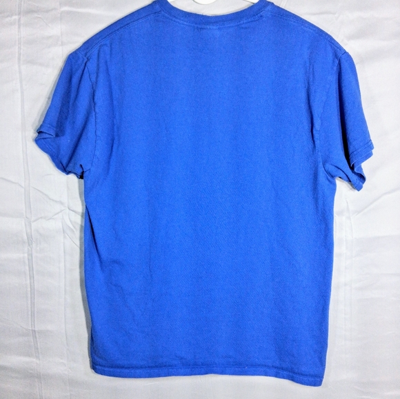 Kids Gildan Size 8 Blue Novelty Heavy Cotton Tee - Picture 6 of 6
